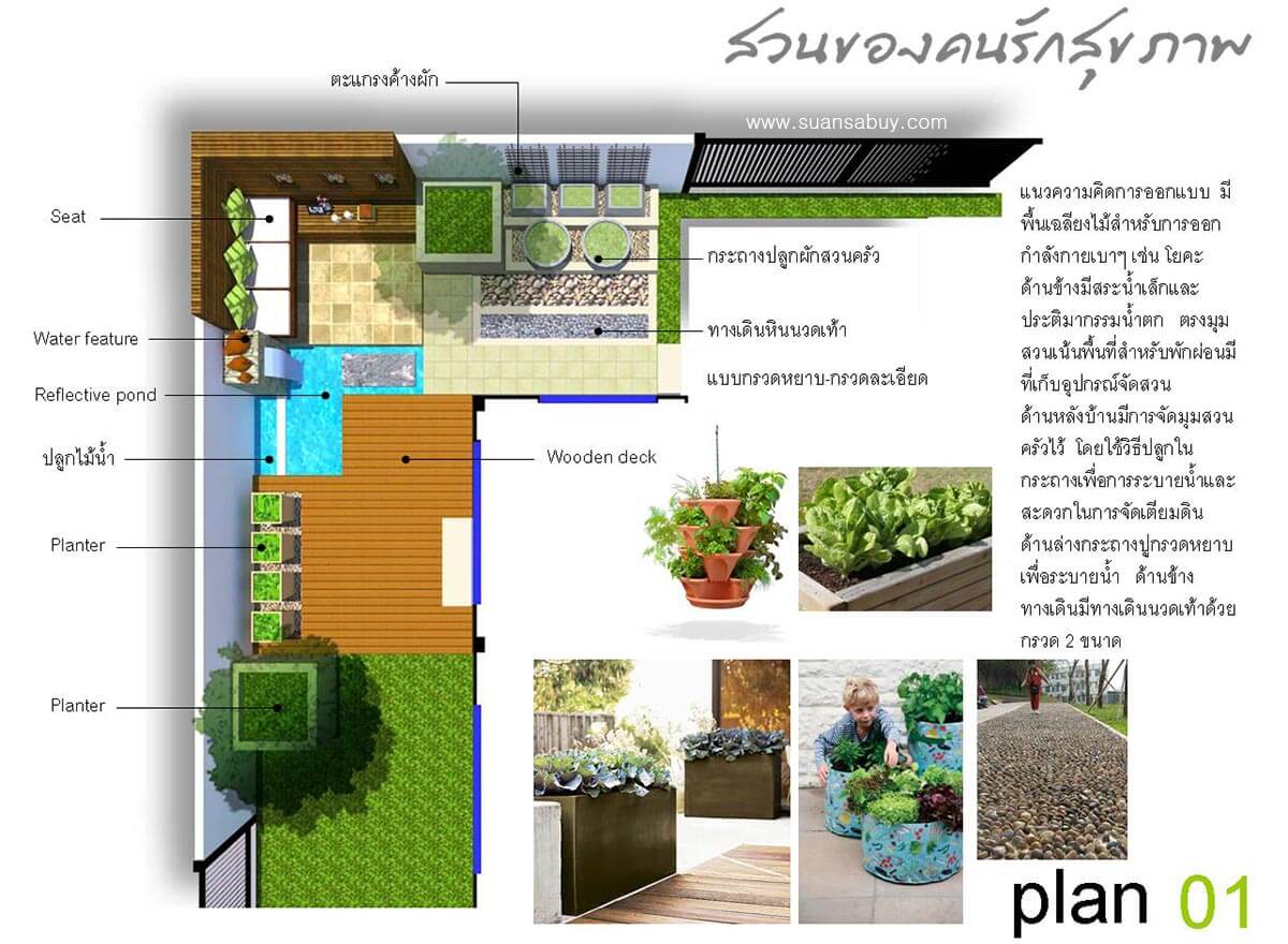 สวนของคนรักสุขภาพ