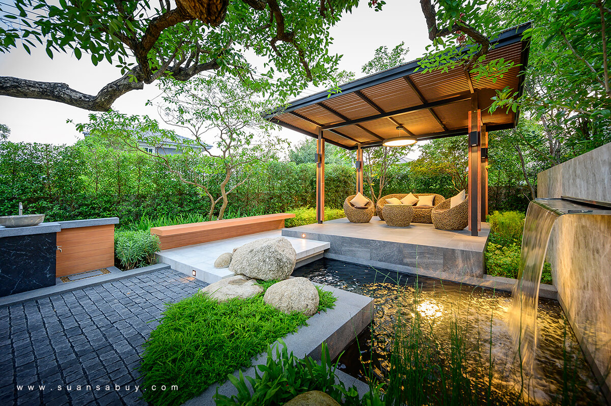 Modern Feng Shui Garden