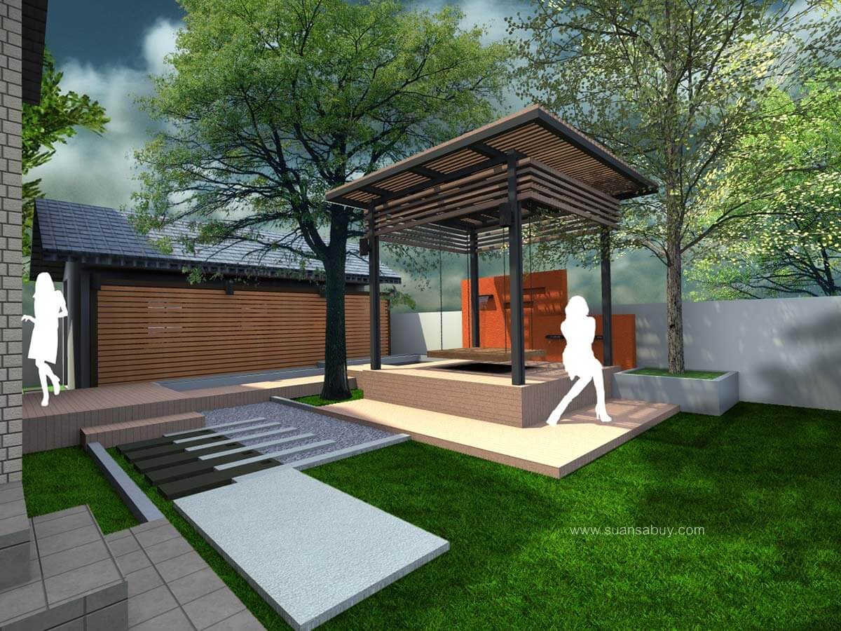 The Garden Swing Pavilion